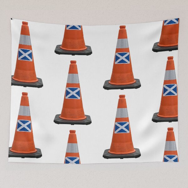 Artikelvorschau, Verkehrskegel der schottischen Tartan Army entworfen und verkauft von Swedeprep.