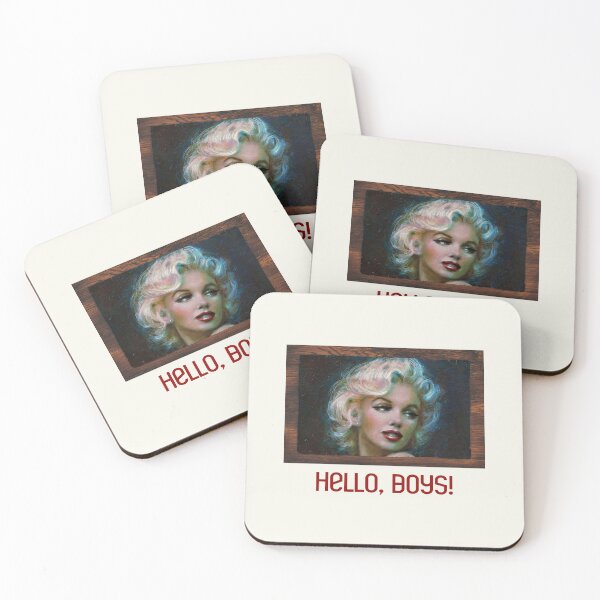 Item preview, Hello, Boys! (on Off-White) designed and sold by PawsitiveMum3.