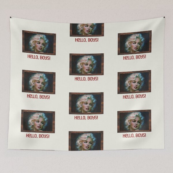 Item preview, Hello, Boys! (on Off-White) designed and sold by PawsitiveMum3.