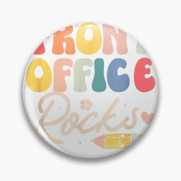 Item preview, Front Office Rocks Back to School Secretary Admin Staff Tee T-Shirt designed and sold by JJLetterDesigns.