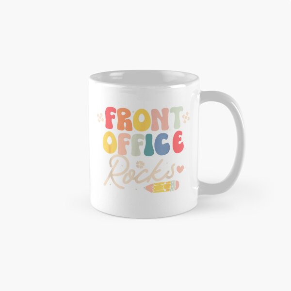 Item preview, Front Office Rocks Back to School Secretary Admin Staff Tee T-Shirt designed and sold by JJLetterDesigns.