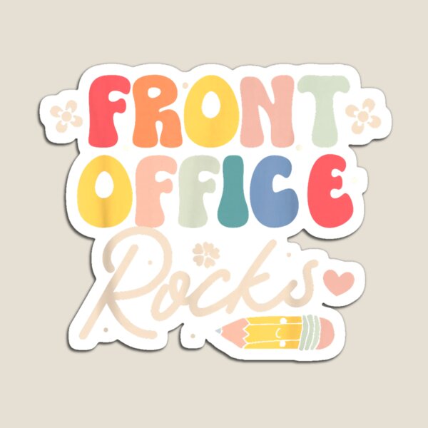 Item preview, Front Office Rocks Back to School Secretary Admin Staff Tee T-Shirt designed and sold by JJLetterDesigns.