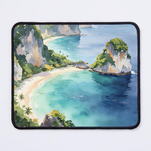 Item preview, Koh Phi Phi - Watercolor Travel Art Thailand Coastal Wall Decor designed and sold by Spirit of Siam.
