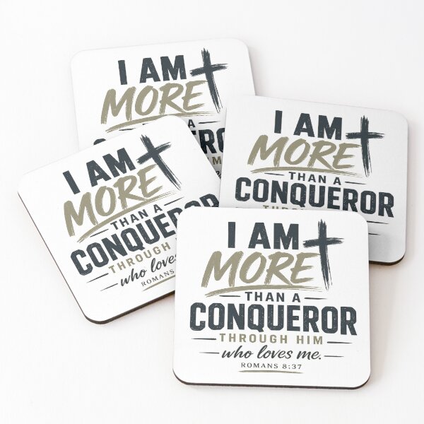 Item preview, I Am More Than A Conqueror - Romans 8:37 designed and sold by BRS2022.
