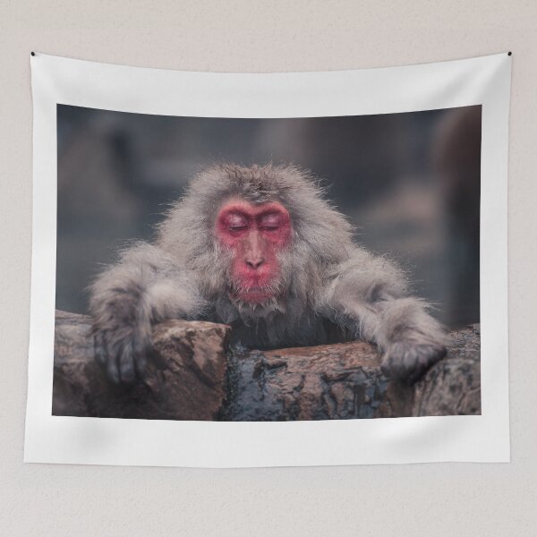 Item preview, Snow Monkey Relaxing in Hot Spring designed and sold by J. S. Wolf Photography.