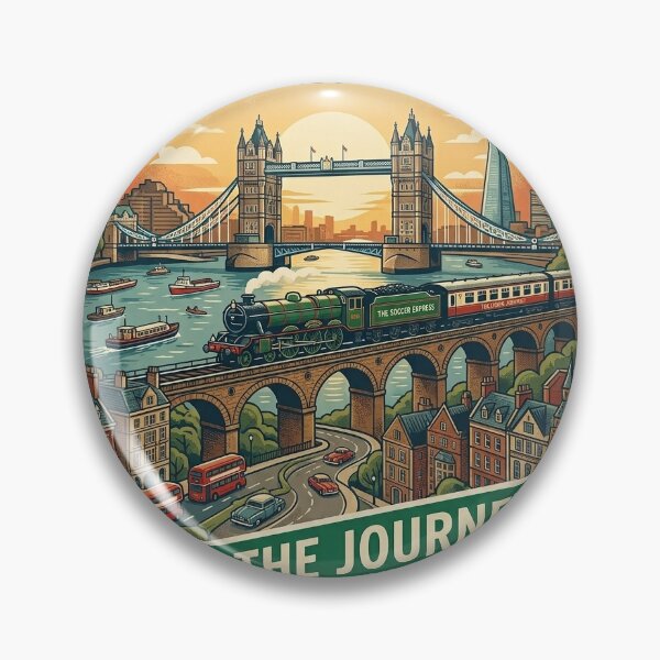 Item preview, England Vintage Travel Poster designed and sold by Horizonte247.