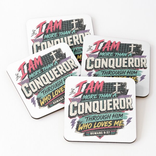 Item preview, I Am More Than A Conqueror - Romans 8:37 designed and sold by BRS2022.