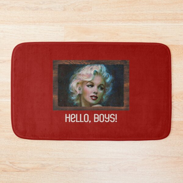Item preview, Hello, Boys! (on Red) designed and sold by PawsitiveMum3.