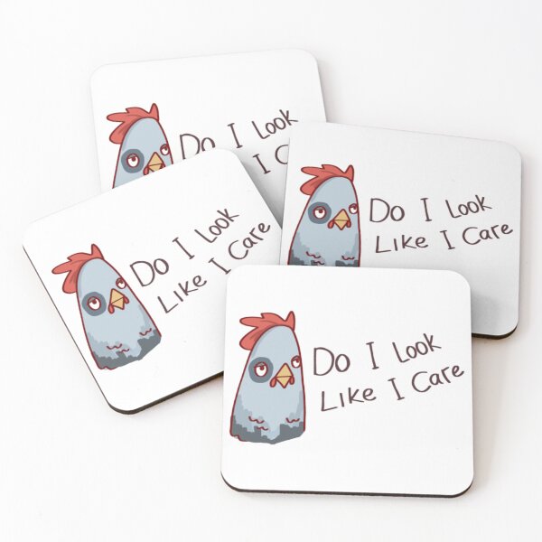 Item preview, Do I Look Like I Care – Sassy Chicken Attitude designed and sold by tessbrushflow.