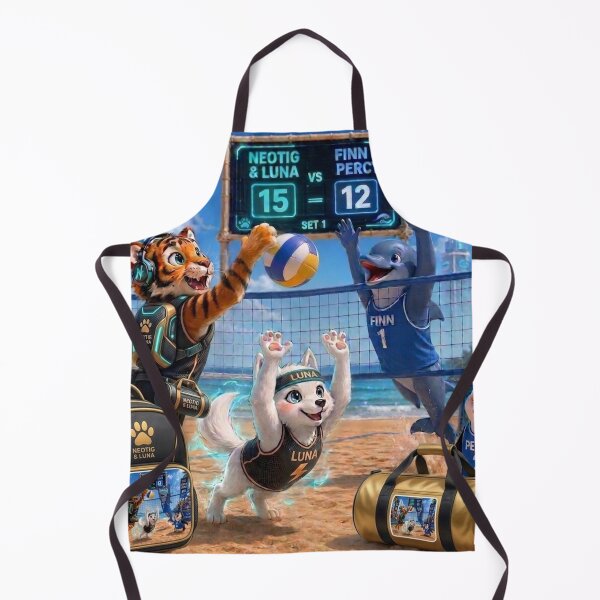 Item preview, Cute Tiger Wolf Beach Volleyball Sports Bag Backpack Water Bottle Gift NeoTigLuna designed and sold by NeoTigLuna.