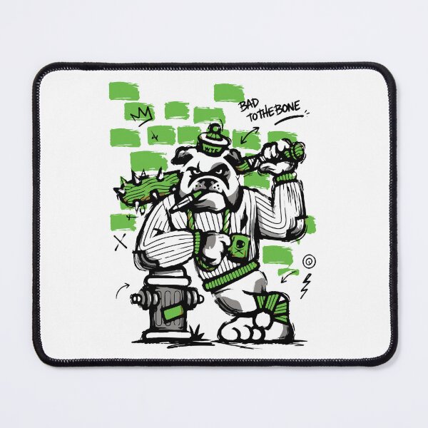 Item preview, Bad To The Bone Bulldog Gangster Art designed and sold by RamyGallery.