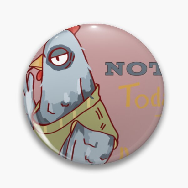 Item preview, Not Today Chicken – Tired Funny Animal Illustration designed and sold by tessbrushflow.
