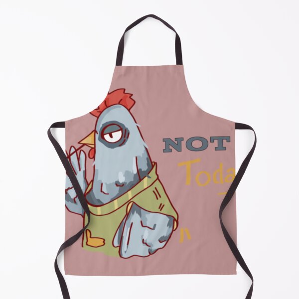 Item preview, Not Today Chicken – Tired Funny Animal Illustration designed and sold by tessbrushflow.
