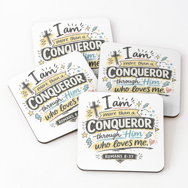 Item preview, I Am More Than A Conqueror - Romans 8:37 designed and sold by BRS2022.