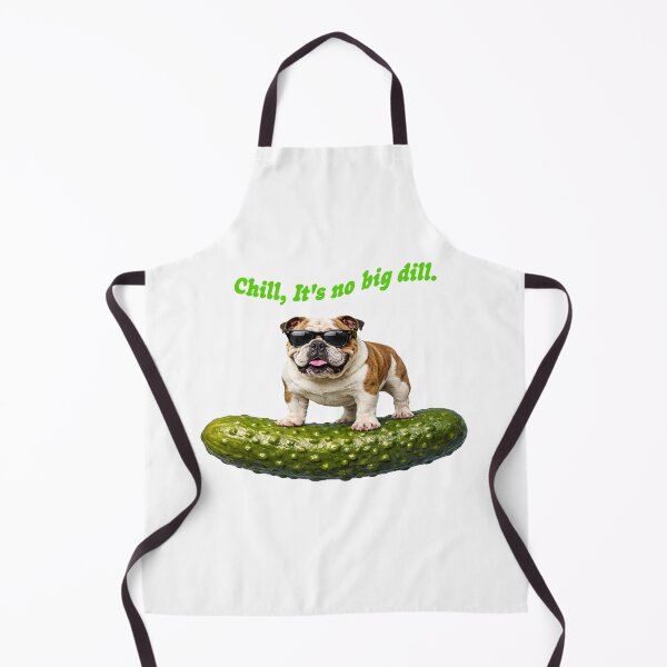 Item preview, Chill, No Big Dill Bulldog designed and sold by ShindigiddyDog.