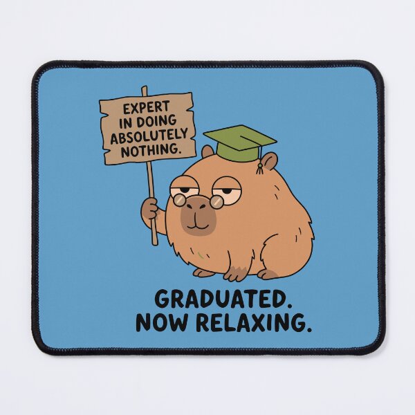 Item preview, Funny Capybara Graduation designed and sold by Amir Faysal.