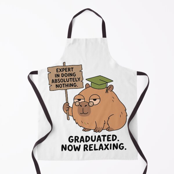 Item preview, Funny Capybara Graduation designed and sold by Amir Faysal.