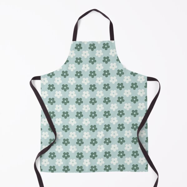 Item preview, Teal and White Retro Daisy Pattern | Aesthetic Teal Floral Gift for Her | Retro Daisy Decor | Minimalist Teal Floral Pattern | Cottagecore Room Decor | Soft Teal Daisy Pattern designed and sold by VivaFy.