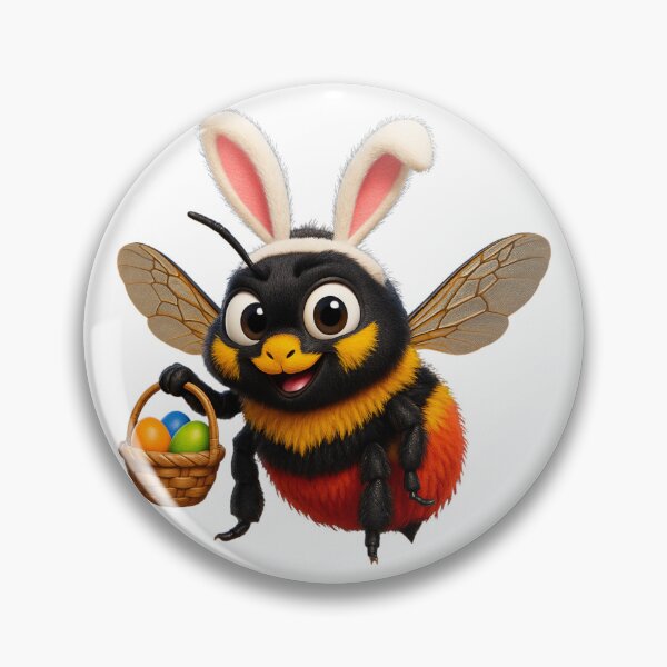 Item preview, Easter Red-Tailed Cuckoo Bumblebee designed and sold by Sillytoe.