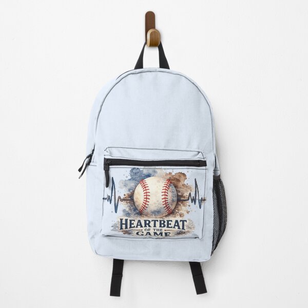 Item preview, Vintage Baseball Heartbeat Watercolor Art - Baseball is Life Gameday designed and sold by Dinaelsherkawy.