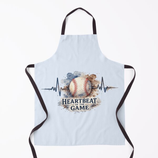 Item preview, Vintage Baseball Heartbeat Watercolor Art - Baseball is Life Gameday designed and sold by Dinaelsherkawy.