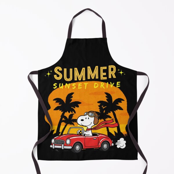 Item preview, Summer Sunset Drive with Cute Dog designed and sold by The Retromotel.