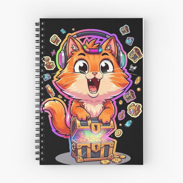 Item preview, Excited Gamer Cat Opening a Legendary Loot Box designed and sold by PixelRageStudio.