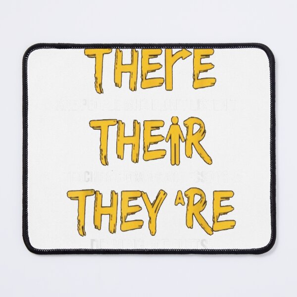Item preview, Funny English Grammar Teacher Sarcastic There Their They're T-Shirt Small designed and sold by Voila-creative.