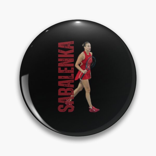 Item preview, Aryna Sabalenka Red Distressed Vertical Typography Tennis Graphic designed and sold by Holy-Verse.