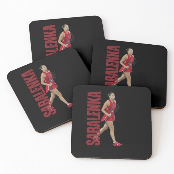 Item preview, Aryna Sabalenka Red Distressed Vertical Typography Tennis Graphic designed and sold by Holy-Verse.