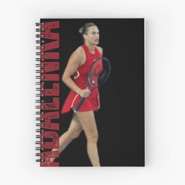 Item preview, Aryna Sabalenka Red Distressed Vertical Typography Tennis Graphic designed and sold by Holy-Verse.