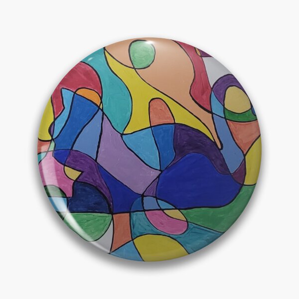 Item preview, Abstract Hidden Cat Laying Down designed and sold by Mad Cat Planet.