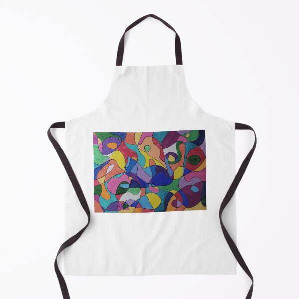 Item preview, Abstract Hidden Cat Laying Down designed and sold by Mad Cat Planet.