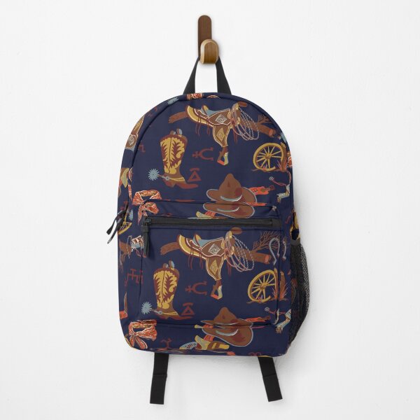 Item preview, Panhandle Slim Western Print in Blue designed and sold by Raqilu Designs.
