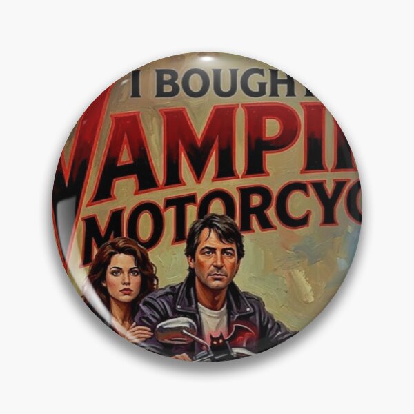 Item preview, I Bought a Vampire Motorcycle Retro B-Movie Comedy Horror Tribute Art Movie Poster designed and sold by Art's Diner.