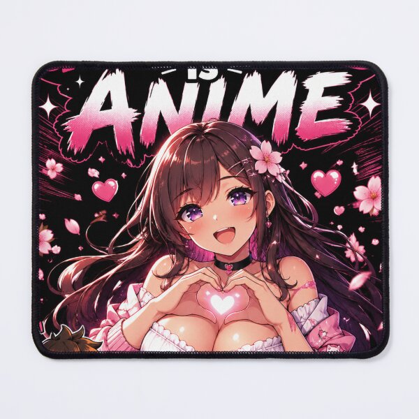 Item preview, My Other Girlfriend Is Anime – Kawaii Anime Girl on Black | Funny Otaku Manga Art designed and sold by Endthedisease.