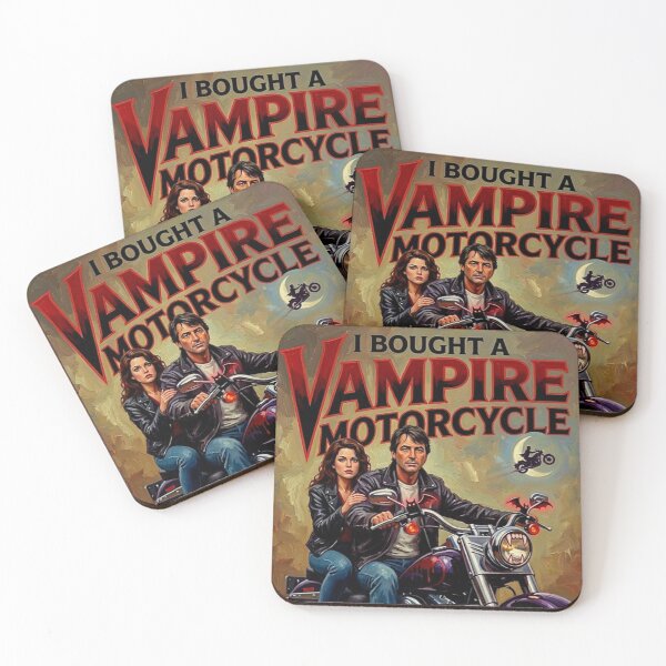 Item preview, I Bought a Vampire Motorcycle Retro B-Movie Comedy Horror Tribute Art Movie Poster designed and sold by Art's Diner.