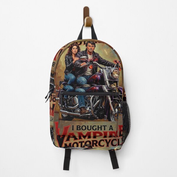 Item preview, I Bought a Vampire Motorcycle Retro B-Movie Comedy Horror Tribute Art Movie Poster designed and sold by Art's Diner.