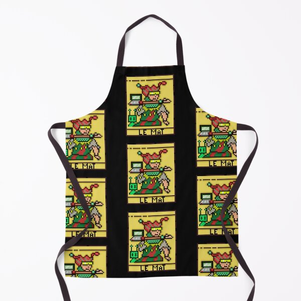 Item preview, The Fool Tarot Card Le Mat Marseille Pixel Art designed and sold by RetroRlx.