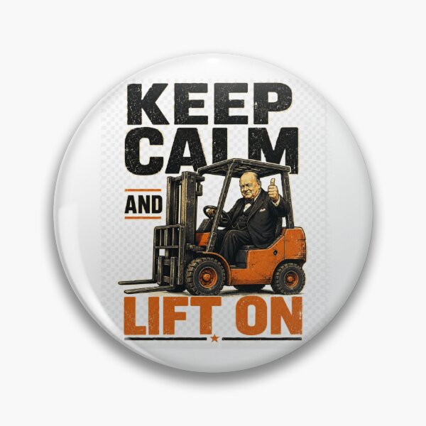 Item preview, Keep Calm and Lift On Forklift designed and sold by RetroNibylander.