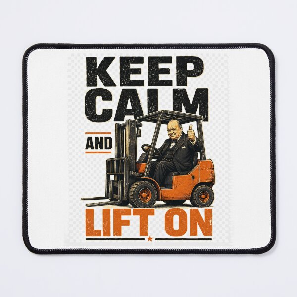 Item preview, Keep Calm and Lift On Forklift designed and sold by RetroNibylander.