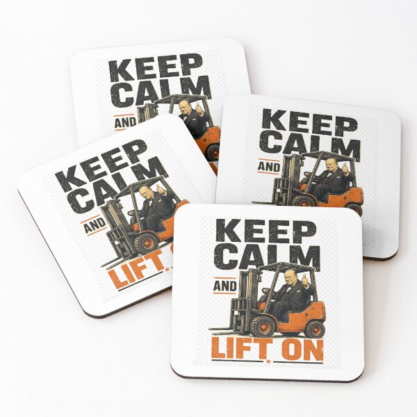 Item preview, Keep Calm and Lift On Forklift designed and sold by RetroNibylander.