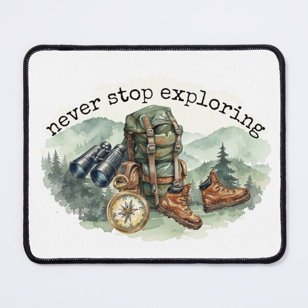 Item preview, Never Stop Exploring designed and sold by Whimsy Avenue.