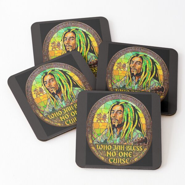 Artikelvorschau, Bob Marley: Wer von Jah gesegnet, den verflucht niemanden entworfen und verkauft von Coexist In Tee's .