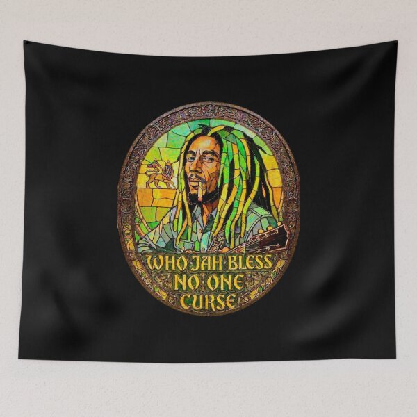 Item preview, Bob Marley Who Jah bless no one curse designed and sold by Coexist In Tee's .