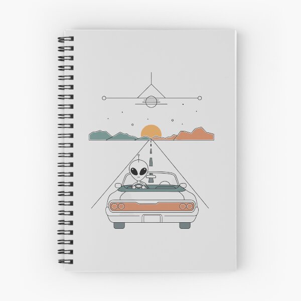 Item preview, Retro Alien Road Trip Driving Convertible Sunset designed and sold by Amir Faysal.