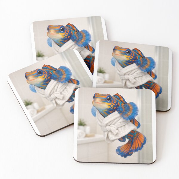 Item preview, Cozy Bathrobe Mandarin Fish designed and sold by Sillytoe.