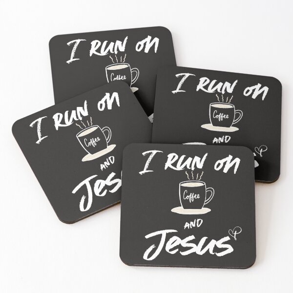 Item preview, I run on coffee and Jesus designed and sold by Kingdompurpose.