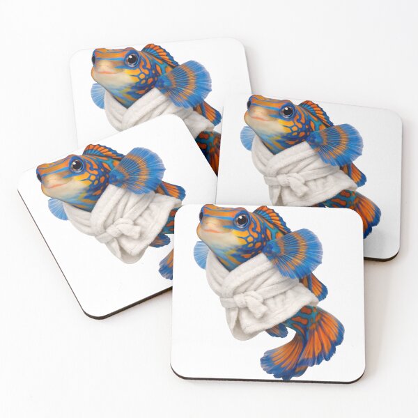 Item preview, Bathrobe Mandarin Fish designed and sold by Sillytoe.