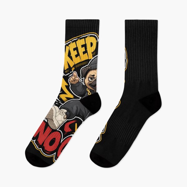 Item preview, Pug Keep Going No Quit Hip Hop Energy designed and sold by Tong4130.
